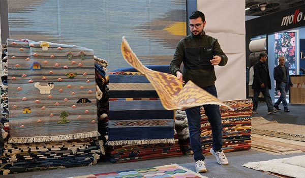 تیزر روز دوم برگزاری نمایشگاه فرش استانبول(CFE2023)